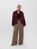 Vero Moda Teddyjacke in Bordeaux