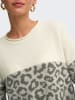 ONLY Pullover in Creme/ Oliv