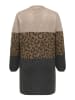 ONLY Carmakoma Cardigan in Anthrazit/ Braun/ Beige