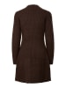 YAS Strickkleid in Dunkelbraun
