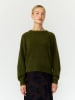Sweter w kolorze ciemnozielonym
