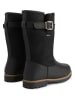 TRAVELIN' Leren boots "Frostad" zwart