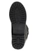 TRAVELIN' Leren boots "Frostad" zwart