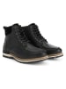 TRAVELIN' Leder-Boots "Lindved" in Schwarz