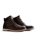 TRAVELIN' Leder-Boots "Stordal" in Dunkelbraun