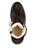 TRAVELIN' Leren boots "Stordal" donkerbruin