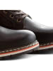 TRAVELIN' Leren boots "Stordal" donkerbruin