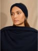 Perfect Cashmere Kaszmirowa opaska "Javoi" w kolorze granatowym na czoło