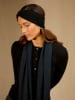 Perfect Cashmere Kasjmieren hoofdband "Javoi zwart
