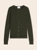 Perfect Cashmere Kasjmieren vest "Amy" kaki