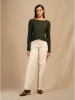 Perfect Cashmere Kaschmir-Pullover "Megan" in Khaki