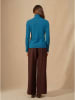 Perfect Cashmere Kasjmieren coltrui "Ashley" petrol