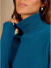 Perfect Cashmere Kasjmieren coltrui "Ashley" petrol