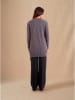 Perfect Cashmere Kaschmir-Cardigan "Pearl" in Anthrazit