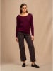 Perfect Cashmere Kasjmieren trui "Lindsay" bordeaux