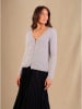 Perfect Cashmere Kaschmir-Cardigan "Paige" in Grau