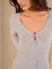 Perfect Cashmere Kaschmir-Cardigan "Paige" in Grau