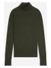 Perfect Cashmere Kaszmirowy golf "Tracy" w kolorze ciemnozielonym