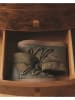 INUIKII Leder-Winterboots in Khaki