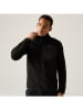 Fleecejacke "Frankie Borg" in Schwarz