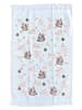 Clayre & Eef 2-delige set: gastendoeken  wit/bruin - (L)66 x (B)40 cm