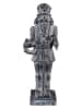 Clayre & Eef Figurka dekoracyjna "Nutcracker" w kolorze szarym - 15 x 47 x 11 cm