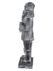 Clayre & Eef Figurka dekoracyjna "Nutcracker" w kolorze szarym - 15 x 47 x 11 cm