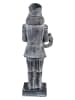 Clayre & Eef Figurka dekoracyjna "Nutcracker" w kolorze szarym - 15 x 47 x 11 cm