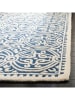 Safavieh Woll-Teppich "Roby" in Blau/ Creme