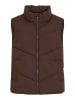 Vila Doorgestikte bodywarmer bruin