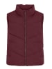 Vila Doorgestikte bodywarmer bordeaux