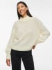 Vila Pullover in Creme