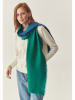 TATUUM Schal in Blau/ Grün - (L)185 x (B)45 cm