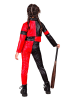 Widmann 3tlg. Kostüm "EVIL HARLEQUIN" in Rot/ Schwarz