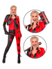 Widmann 3-częściowy kostium "EVIL HARLEQUIN" w kolorze czerwono-czarnym