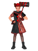 Widmann 4-delige kostuum "WICKED CLOWN" rood/zwart