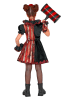 Widmann 4-delige kostuum "WICKED CLOWN" rood/zwart