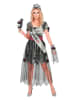Widmann 5tlg. Kostüm "ZOMBIE PROM QUEEN" in Silber/ Schwarz