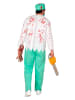 Widmann 4-częściowy kostium "ZOMBIE DOCTOR" w kolorze turkusowym