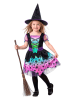 Widmann 2-częściowy kostium "WITCH" w kolorze czarnym ze wzorem