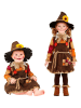 Widmann 4tlg. Kostüm "SCARECROW" in Braun/ Orange