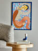 Bloomingville Ingelijste kunstdruk "Floriesta" - (B)52 x (H)72 cm