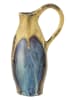 Bloomingville Vase "Jenkins" in Blau/ Beige - (H)20 x Ø 8 cm
