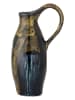 Bloomingville Vase "Jenkins" in Blau/ Beige - (H)20 x Ø 8 cm