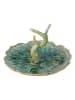 Bloomingville Decoratieplateau "Litton" turquoise - Ø 17,5 cm