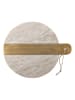 Bloomingville Snijplank "Villette" wit/bruin - (L)25 x (B)30,5 cm