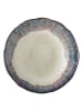 Bloomingville Decoratieve schaal "Imogen" beige/blauw - Ø 24 cm