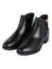 Geox Leder-Ankle-Boots "Felicity" in Schwarz