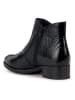 Geox Leren enkelboots "Felicity" zwart