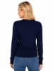 Geographical Norway Sweter "Falonne" w kolorze granatowym